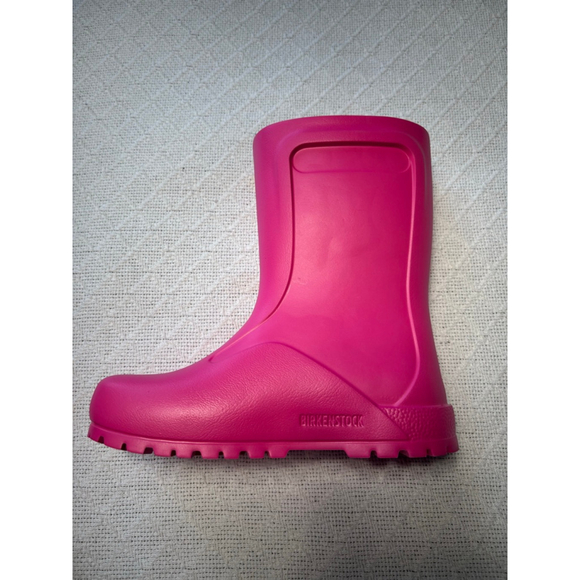 NWOB Birkenstock "Derry" Rain Boots Kids Size 2 in Neon Pink - Picture 12 of 14